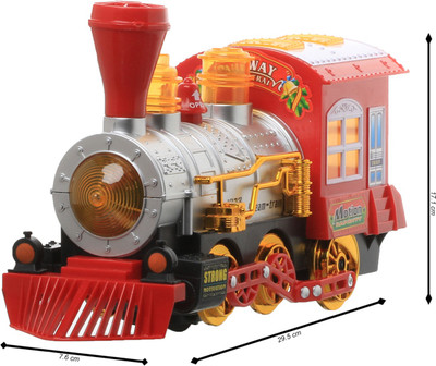 

Nyrwana Musical Bubble Engine With Lights, Bump And Go Action(Multicolor)