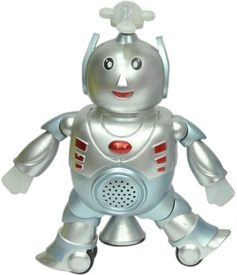 

Adraxx Musical Dancing Robot With Led Fan Lights(Silver)
