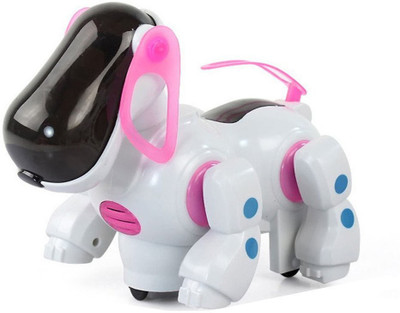 

Parteet Electronic Robot Dog with Lights Music Rotation Toys for Kids(Multicolor)