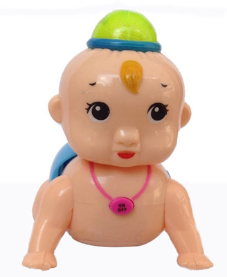 

New Pinch Lovely Crawling Baby Giggle Size Medium (Color May Very)(Multicolor)
