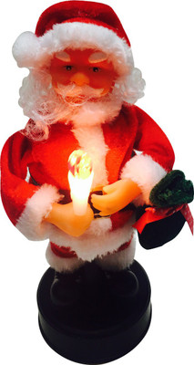 

Priyankish Santa Claus Humming Jingle Bell and with Light in Hand(Red, White)