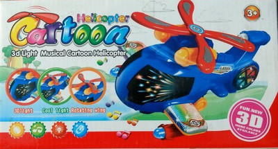 

MK Enterprises Helicopter with Rotating Wing(Multicolor)