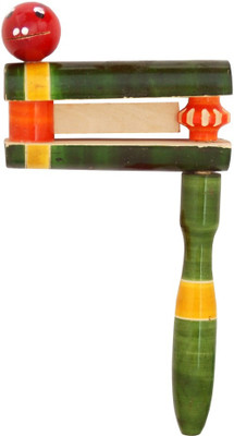 

Stylezit Wooden Hand crofted Chennapatna Sound making Ratnam for Kids(Multicolor)