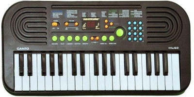 

AR Enterprises 37 key musical piano with mic and adapter(Black)