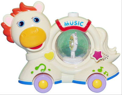 

Prro Lovely Pony Baby Musical Toy(Multicolor)