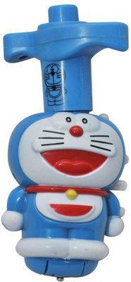 AV Shop Doraemon Laser Light Spinning Top With Music(Blue) Flipkart