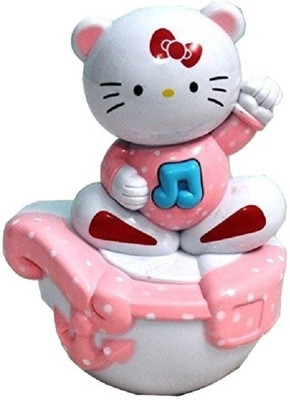 

Little Grin Musical Roly Poly Kitty Baby Toy(Multicolor)