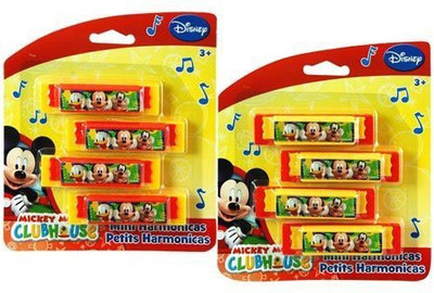 

Disney Mickey Mouse Clubhouse 4Pk Harmonica(Multicolor)
