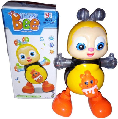 

Variety Gift Centre BABY Electric HAPPY Bee IN THIS 3D LIGHT & MUSICAL(Multicolor)