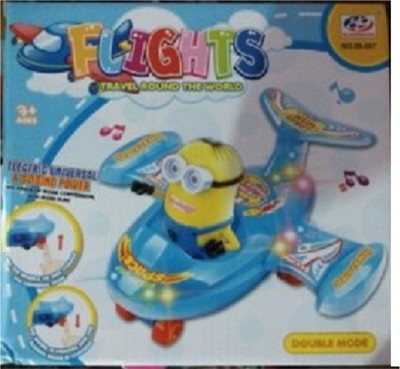 MK Enterprises FLIGHTS TRAVEL ARUOND THE WORLD MINIONS(Multicolor)