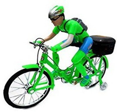 

Flying Toyszer Battery Operated Foldable Bicycle With Music & Lights(Green)