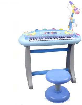 

Buddy Fun 37 Key Electronic Piano – Educational Musical Toy With Microphone + Mp3 Plug-In Option + Stool(Yellow)