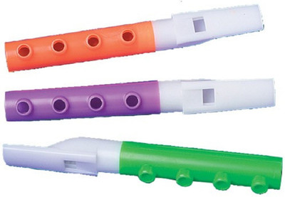 

US Toys Dozen Assorted Color Toy Flutes(Multicolor)