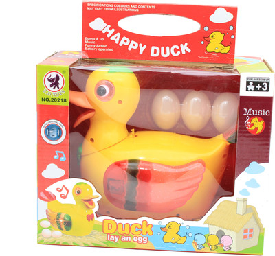 

Parv Collections Duck Lay On Egg(Yellow, Red)