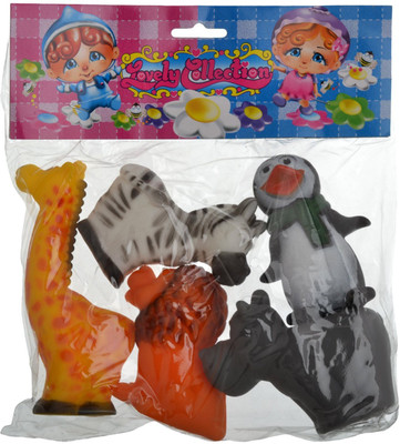 

Smiles Creation choo choo Toy Set of 5 Wild Animals(Multicolor)