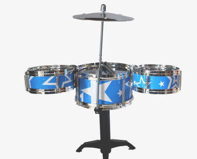

Taaza Garam Kids Musical Jazz Drum Set Toy - Gift Toy(Blue)