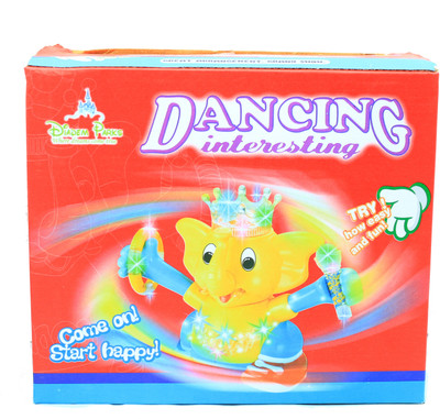 

Parv Collections Dancing Elephant(Yellow)