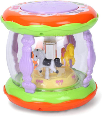 

Variety Gift Centre Wonderland Merry Go Round Musical Drum(Multicolor)