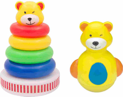 

Fun World Musical Stack ring with roly poly teddy(Yellow)