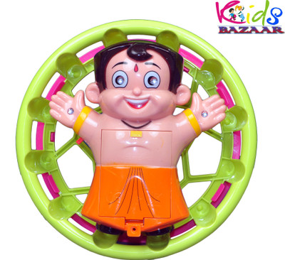

KidsBazaar Chhota Bheem Rotating Toy Music & Light(Yellow)