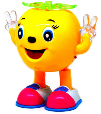

RVOLD Musical Cartoon Dancing & Walking Apple With Colorful Lights(Multicolor)