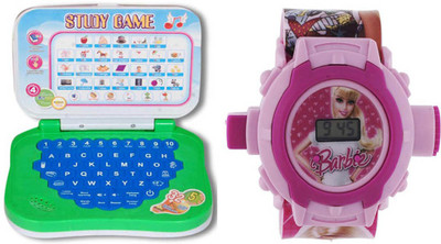 

Aquaras KIDS WATCH & learning laptop(Multicolor)