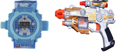 

Aquaras KIDS WATCH & LASER GUN(Multicolor)