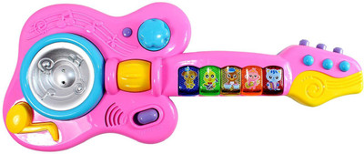 

Planet of Toys Magic Musical Interactive Guitar(Pink)