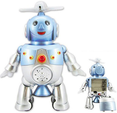 

Turban Toys Musical Dancing Robot Toy(Blue, Silver)
