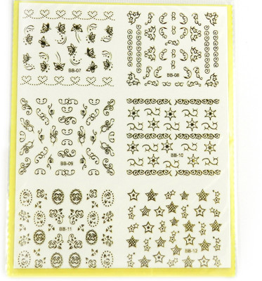

Savni big pack of nail art stickers t41(yellow)