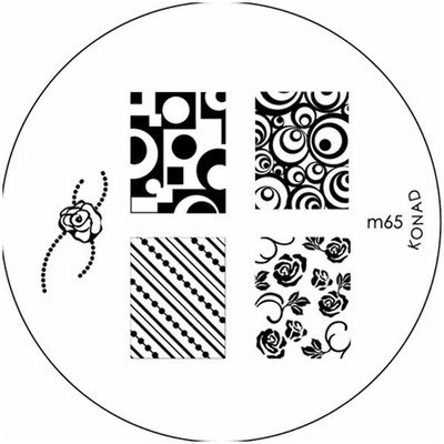 

Konad Stamping Image Plate M65(Silver)