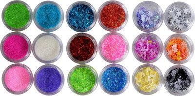 

Lifestyle-You 18 Mini Jars 3D Nail Art WA49_B(Multicolor)