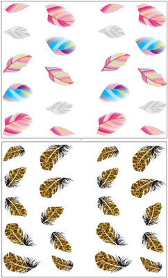 

Jenna Manicure Water Transfer Nail Art Decals Stickers- Sapphire Series NR-013(White)