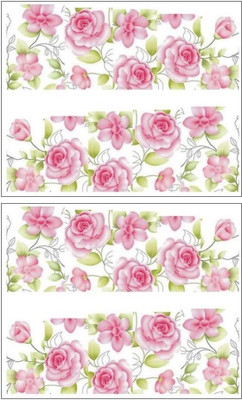 

Jenna Manicure Water Transfer Nail Art Decals Stickers- Sapphire Series NR-125(White)