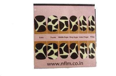 

NFLM Designer Nailwear Crackle Print(Black & White)