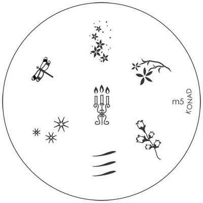 

Konad Stamping Image Plate M05(Silver)