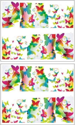 

Jenna Manicure Water Transfer Nail Art Decals Stickers- Sapphire Series NR-136(White)