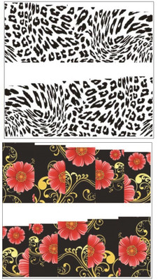 

Jenna Manicure Water Transfer Nail Art Decals Stickers- Sapphire Series NR-313(Multicolor)
