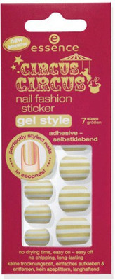 

Essence Circus Nail Fashion Sticker Gel Style 70473(Gold)