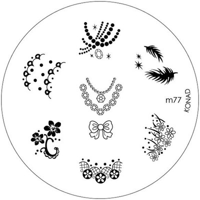 

Konad Stamping Image Plate M77(Silver)