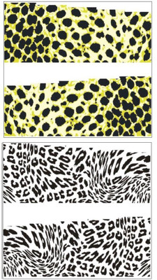 

Jenna Manicure Water Transfer Nail Art Decals Stickers- Sapphire Series NR-307(Multicolor)