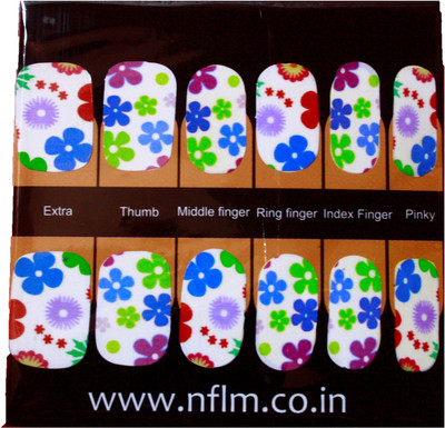 

NFLM Designer Nailwear Kawaii Print(White)