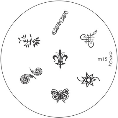 

Konad Stamping Image Plate M15(Silver)