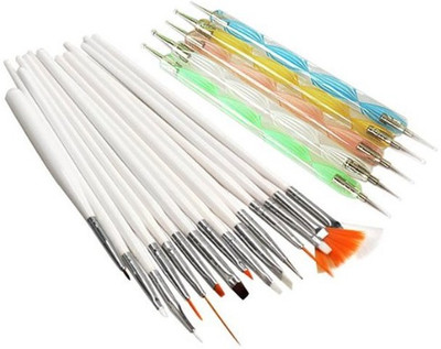 

Iris 7 Nail Art Brush and Dotting Tool(White)
