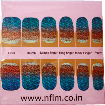 

NFLM Designer Nailwear Wicker Print(Multi-colored)