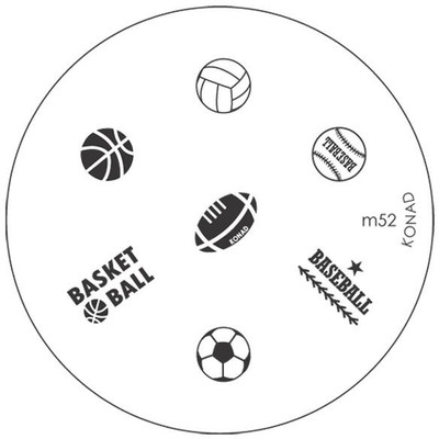 

Konad Stamping Image Plate M52(Silver)