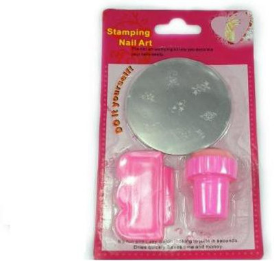 

JMD HOMEWARE Nail Art Stamp For Women (Multicolor)(Red)