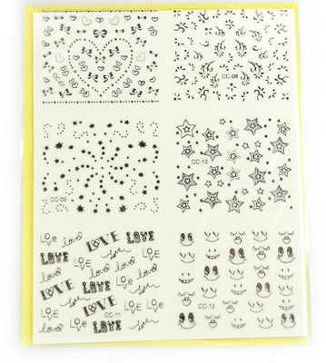 

Savni big pack of nail art stickers t1(yellow)