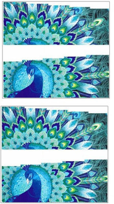 

Jenna Manicure Water Transfer Nail Art Decals Stickers- Sapphire Series NR-324(White)