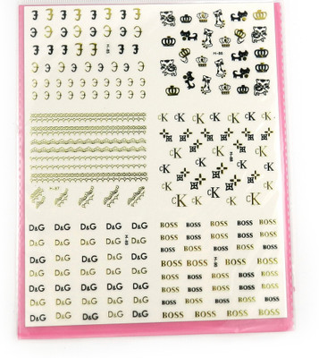 

Savni big pack of nail art stickers t2(yellow)